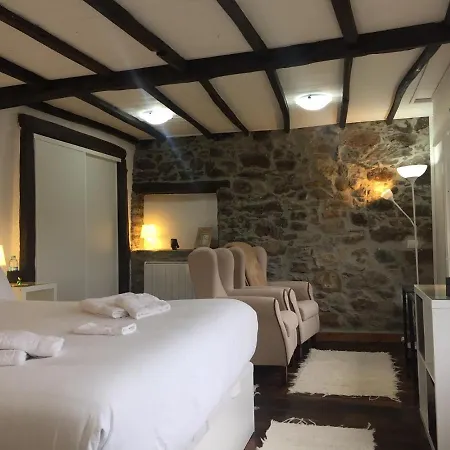 펜션 Casa Campacinas Casas Vacacional Con Vistas Del Rio O Carballo